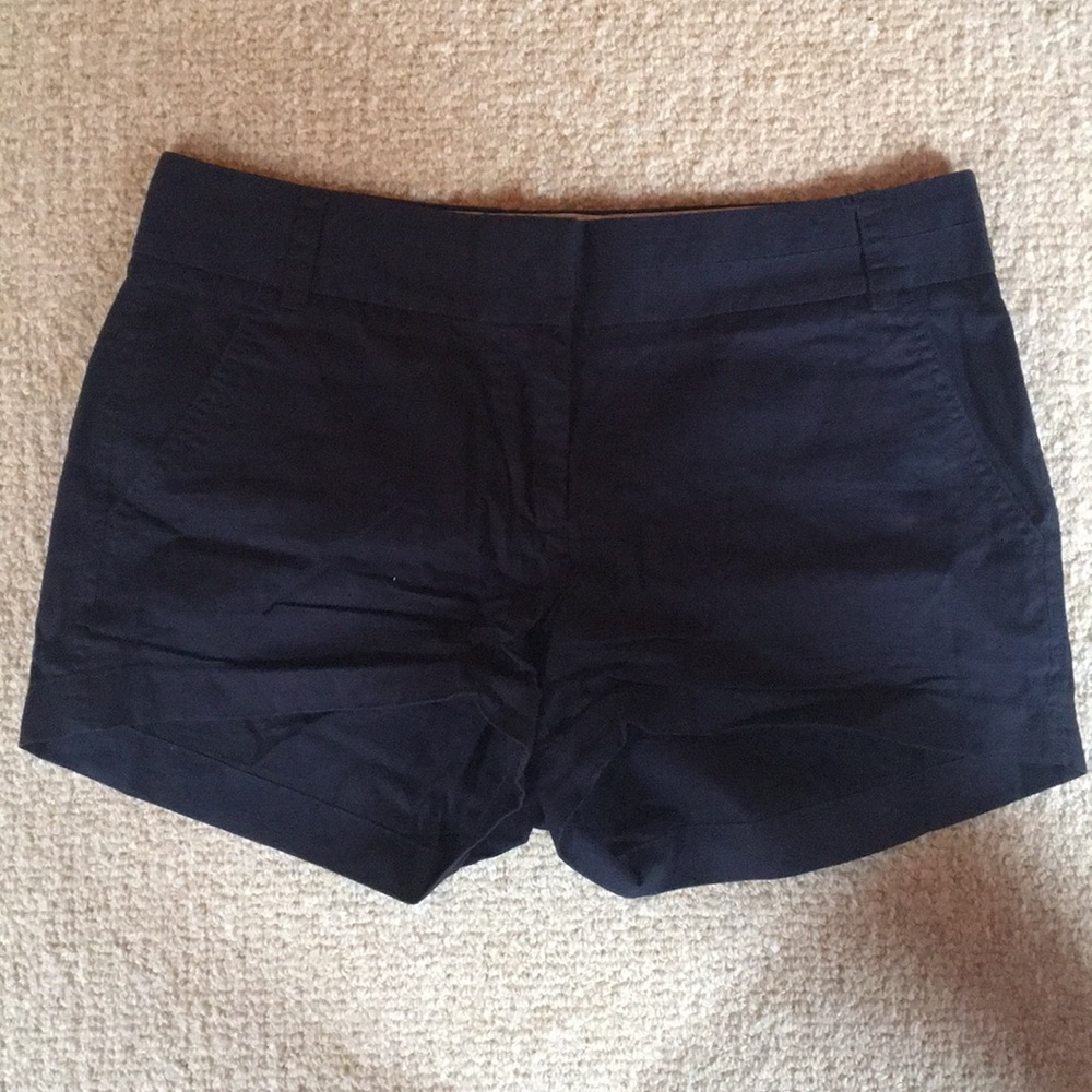 Navy chino shorts